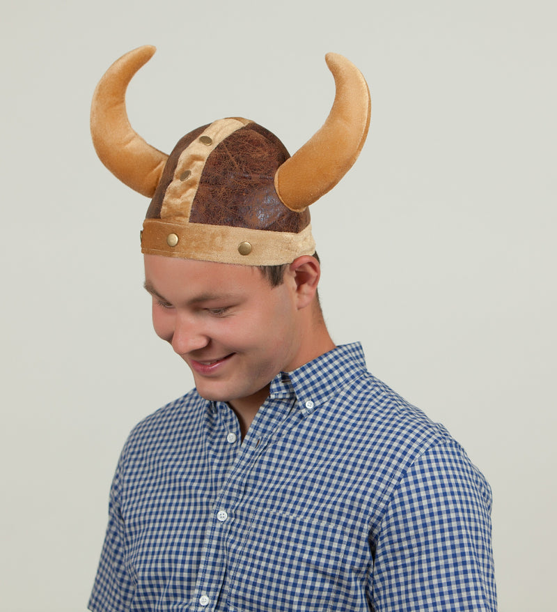 Viking Hat: Brown Cloth - ScandinavianGiftOutlet