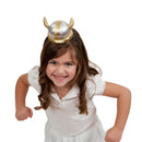 Viking Costume Silver Helmet Headband - ScandinavianGiftOutlet