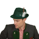 Oktoberfest Costume Party Hat Green Felt - ScandinavianGiftOutlet