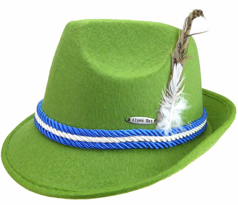 Oktoberfest Felt Fedora Mint - ScandinavianGiftOutlet