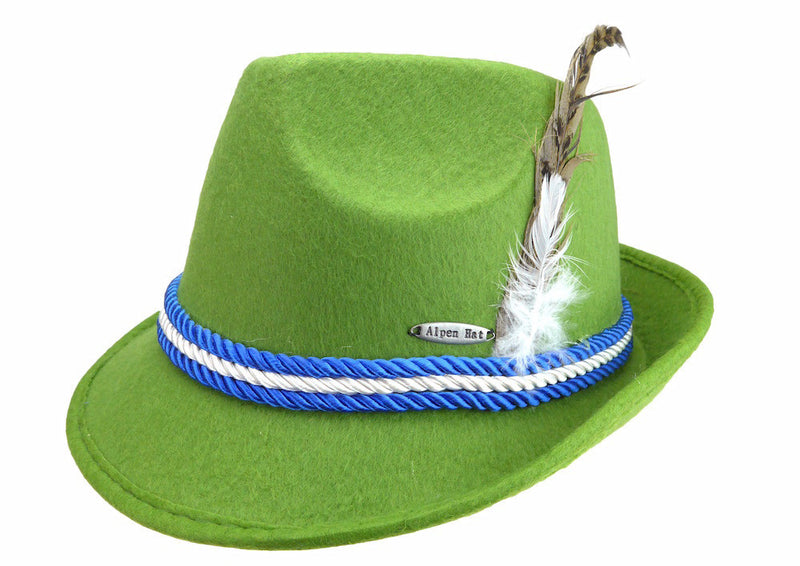 Oktoberfest Felt Fedora Mint - ScandinavianGiftOutlet