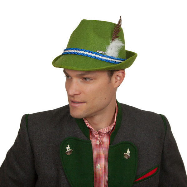 Oktoberfest Felt Fedora Mint - ScandinavianGiftOutlet