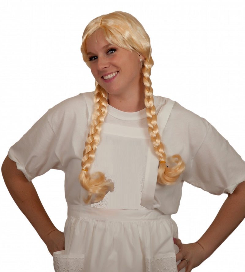 Blond Wig for Oktoberfest Party - ScandinavianGiftOutlet