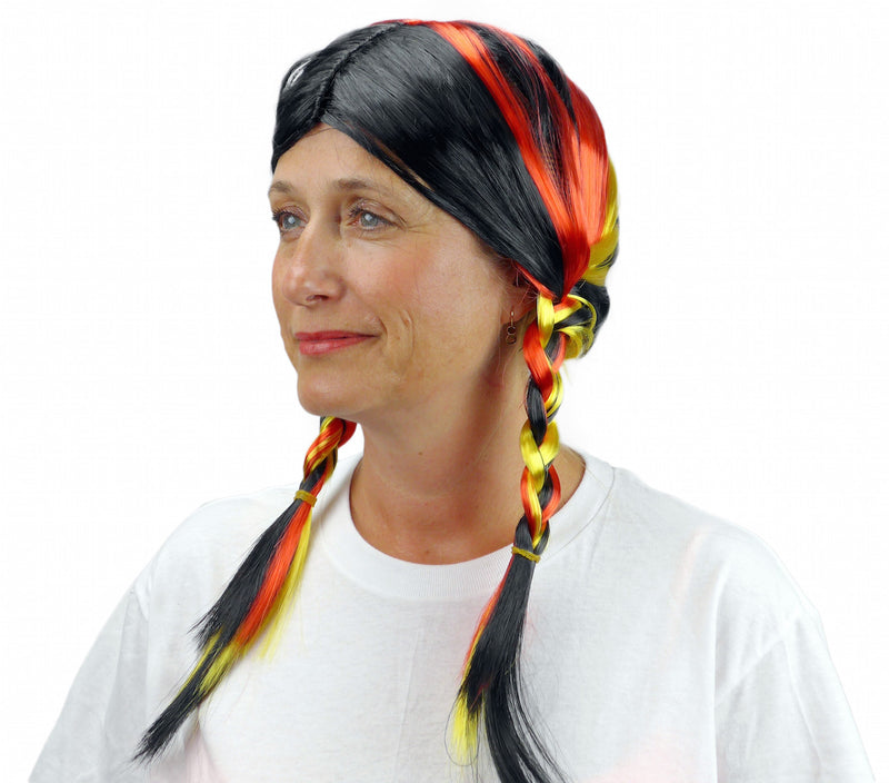 Colors of Germany Oktoberfest Wig - ScandinavianGiftOutlet