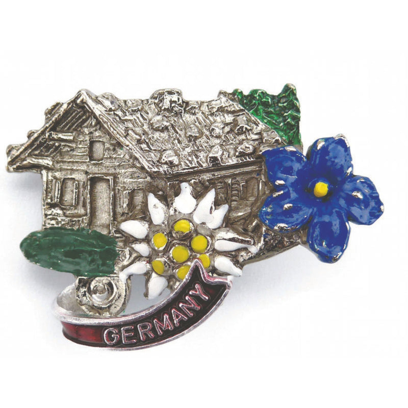 German Hat Pin: Alpine Haus