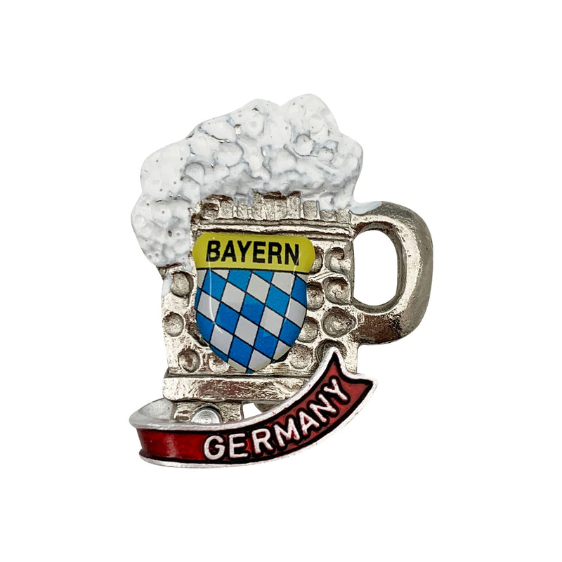 German Hat Pin: German Beer Stein with Germany