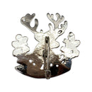Metal Hat Pin Medallion Stag Germany Banner - ScandinavianGiftOutlet