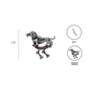 Metal Hat Pin Dachshund Dog Germany Banner