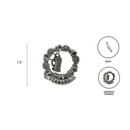 German Beer Stein Medallion Metal Hat Pins for German Hat