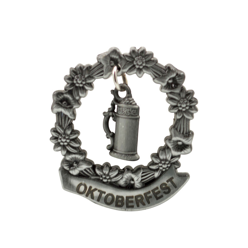 Oktoberfest Beer Stein Medallion Hat Pins for German Hat