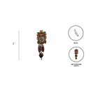 Metal Hat Pin Colored German Cuckoo Clock