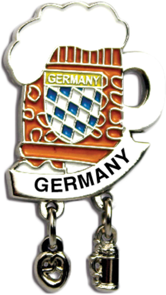 Iconic "Germany" Hat Pins Beer Mug for German Hat - ScandinavianGiftOutlet
