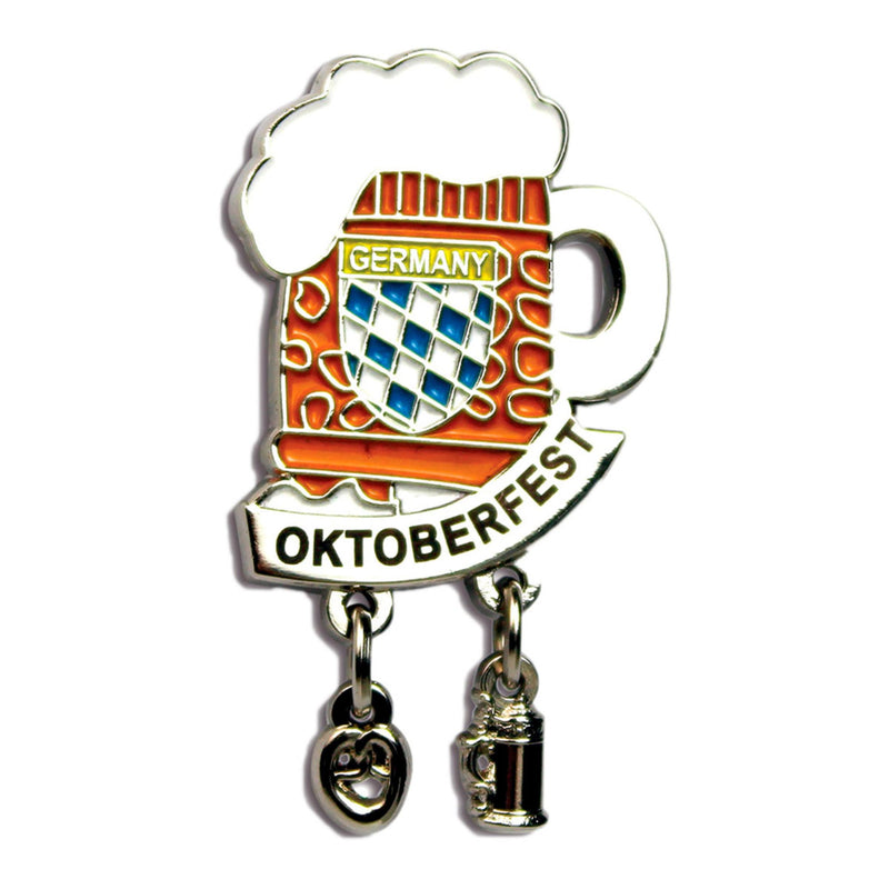Iconic "Oktoberfest" Hat Pins Beer Mug for German Hat