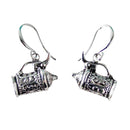 European Beer Stein Silver Plated Earrings Gift Idea - ScandinavianGiftOutlet