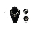 Edelweiss and Pearls Necklace German Jewelry