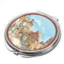 Scandinavian Street Scene Compact Mirror made of Metal - ScandinavianGiftOutlet