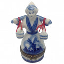 Jewelry Boxes Blue and White Milkmaid - ScandinavianGiftOutlet