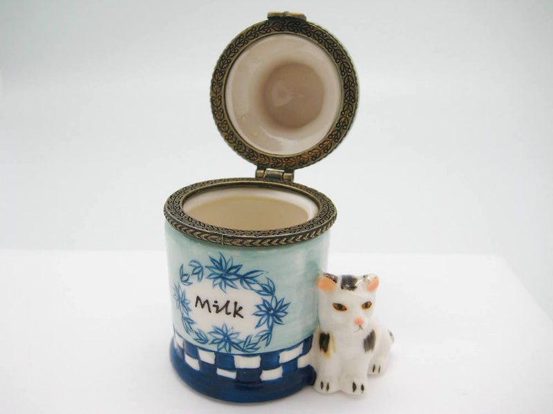Jewelry Boxes Blue and White Milk can - ScandinavianGiftOutlet