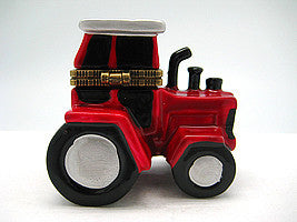 Jewelry Boxes Red and White Tractor - ScandinavianGiftOutlet