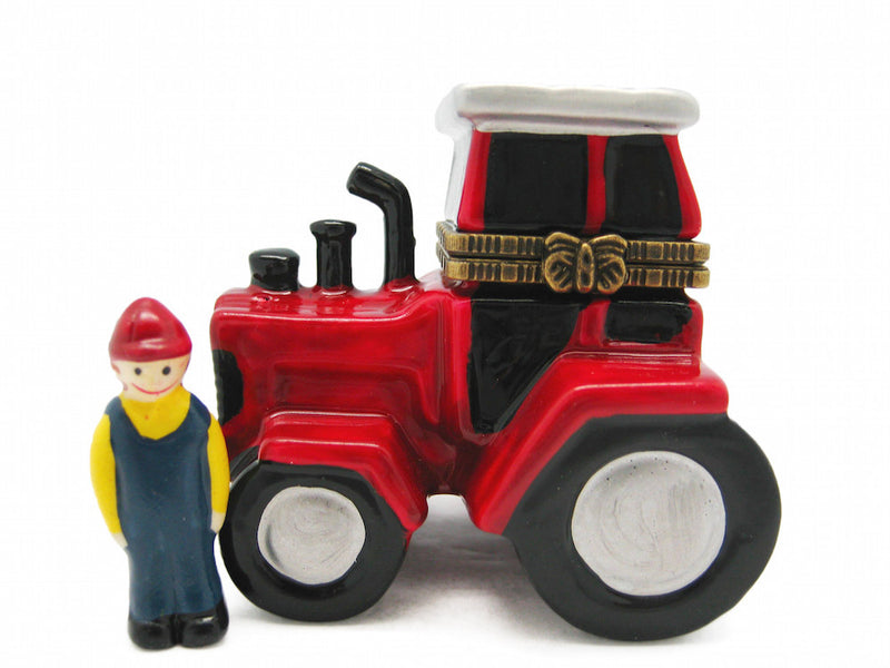 Jewelry Boxes Red and White Tractor - ScandinavianGiftOutlet
