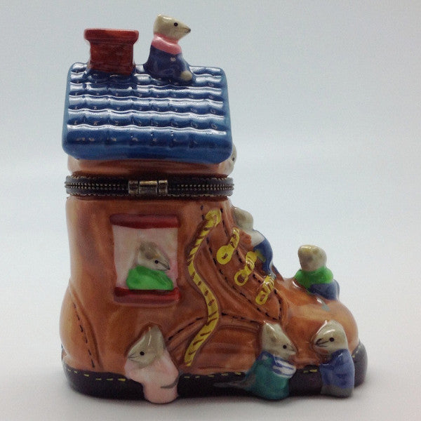 Children's Jewelry Boxes Old Lady In Shoe - ScandinavianGiftOutlet