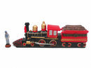 Train Collectibles American Wooden Train Hinge Box - ScandinavianGiftOutlet