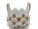 Vintage Victorian Antique Basket Jewelry Box Desert Rose - ScandinavianGiftOutlet