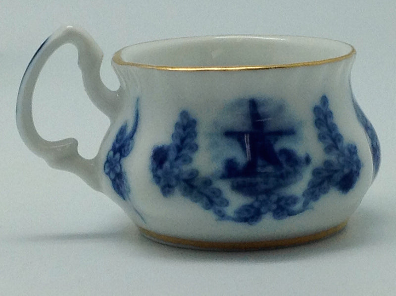 Victorian Mini Tea Set Cup and Saucer Delft - ScandinavianGiftOutlet