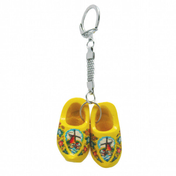 Dutch Clogs Keychain Yellow