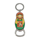 Metal Beer Bottle Opener & Keychain Russian Doll Party Favor - ScandinavianGiftOutlet