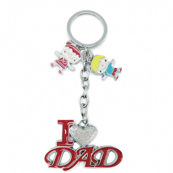 Dad Gift Key Chain: "I Love Dad" - ScandinavianGiftOutlet