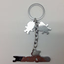 Polish Gift Idea Dziadek Key Chain: "I Love Dziadek" - ScandinavianGiftOutlet
