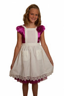 Girls Lace Ecru Full Apron (Ages 8-16) - ScandinavianGiftOutlet