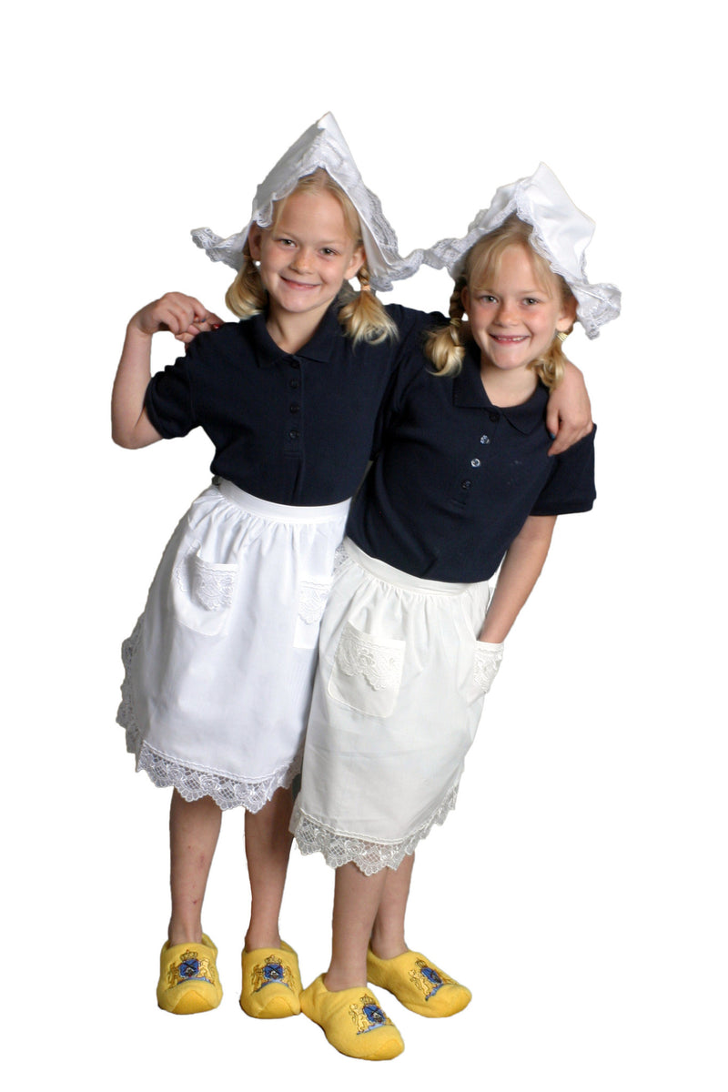 Girls Lace White Half Apron (Ages 4-16) - ScandinavianGiftOutlet
