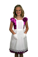 Girls Lace White Full Apron (Ages 8-16) - ScandinavianGiftOutlet