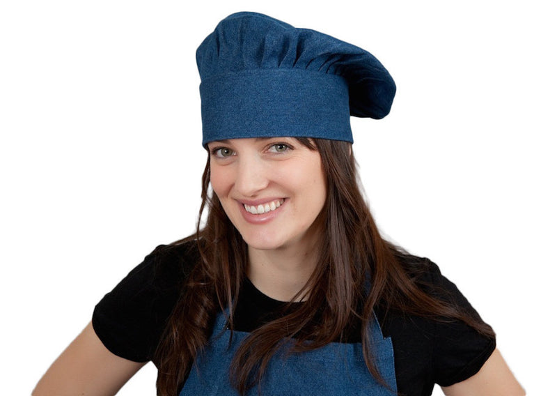 Chef Hat/Plain Denim - ScandinavianGiftOutlet