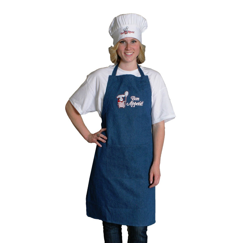 Bon Appetit! Apron Denim - ScandinavianGiftOutlet