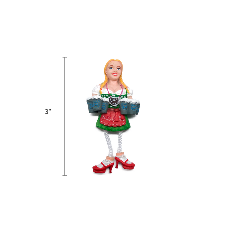 Oktoberfest Party Favor String Leg German Lady Kitchen Magnet