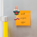 Oktoberfest Party Favor String Leg German Lady Kitchen Magnet