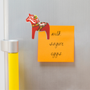 Red Dala Horse Kitchen Magnet