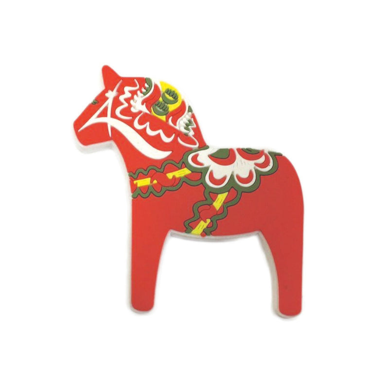 Red Dala Horse Kitchen Magnet
