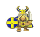 Cute Collectible Norwegian Viking Fridge Magnet - ScandinavianGiftOutlet
