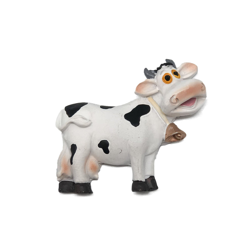 Cow Merchandise Polyresin Fridge Magnet Cow Souvenir - ScandinavianGiftOutlet