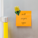 Tulips Gifts Fridge Magnet Yellow