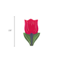 Tulips Gifts Fridge Magnet Red