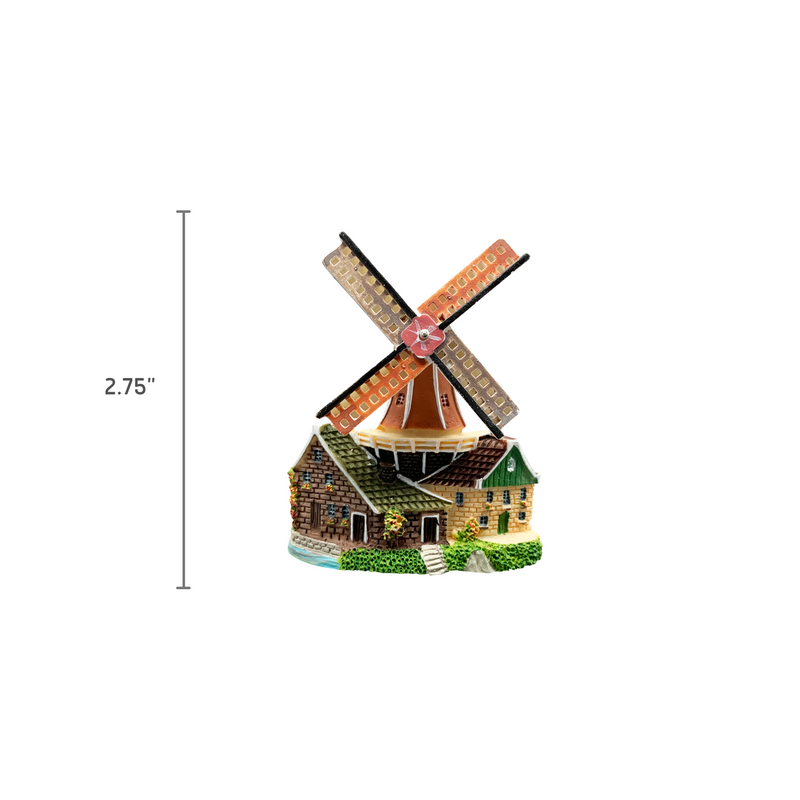 Holland Souvenir Kitchen Magnet Windmill