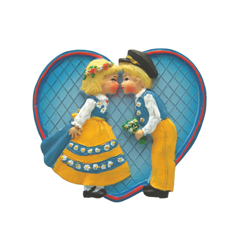 Party Favor Kitchen Magnet Swedish Kissing Couple