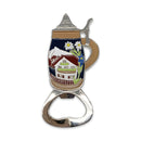 Metal Beer Bottle Opener German Stein Party Favor - ScandinavianGiftOutlet
