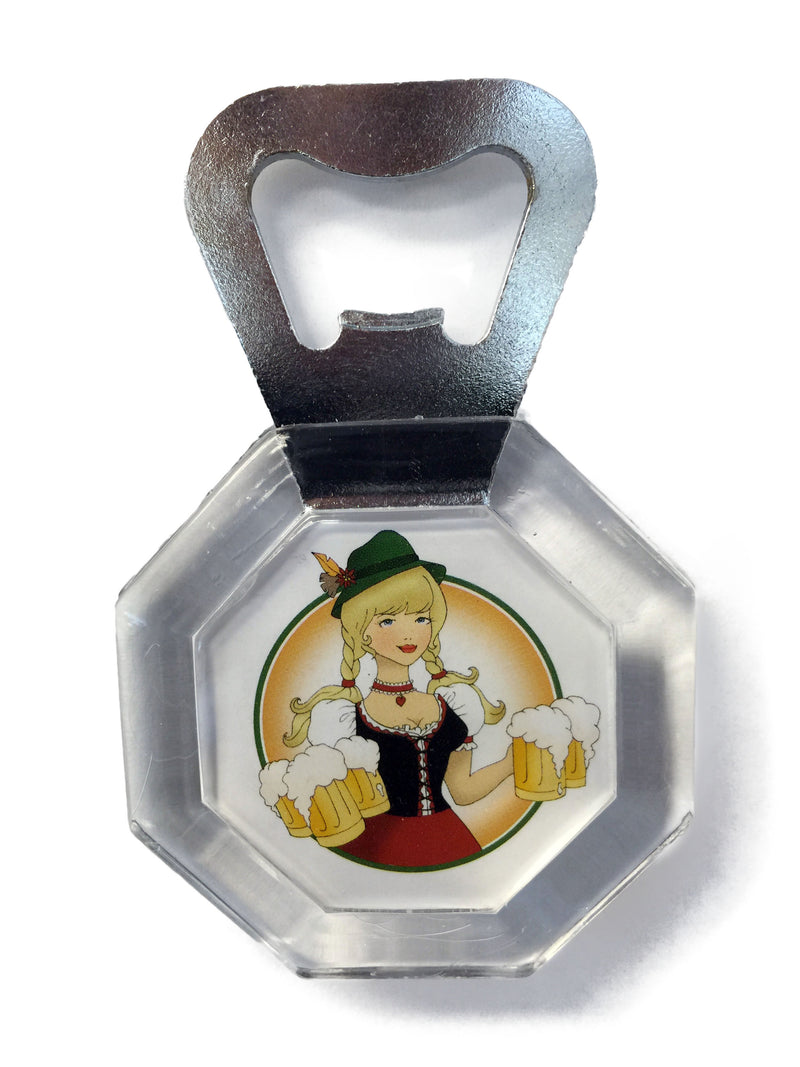 Acrylic Bottle Opener German Lady - ScandinavianGiftOutlet