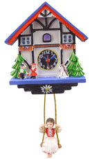 Refrigerator Magnet: Alpine Girl Clock - ScandinavianGiftOutlet